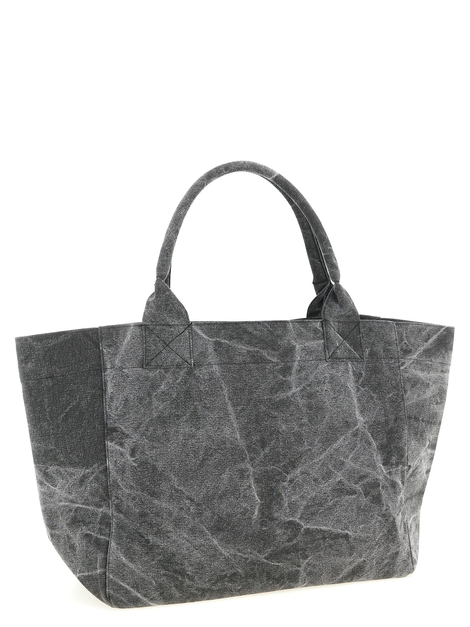 Medium Fairy Shopping Bag Black Recycled Cotton Tote