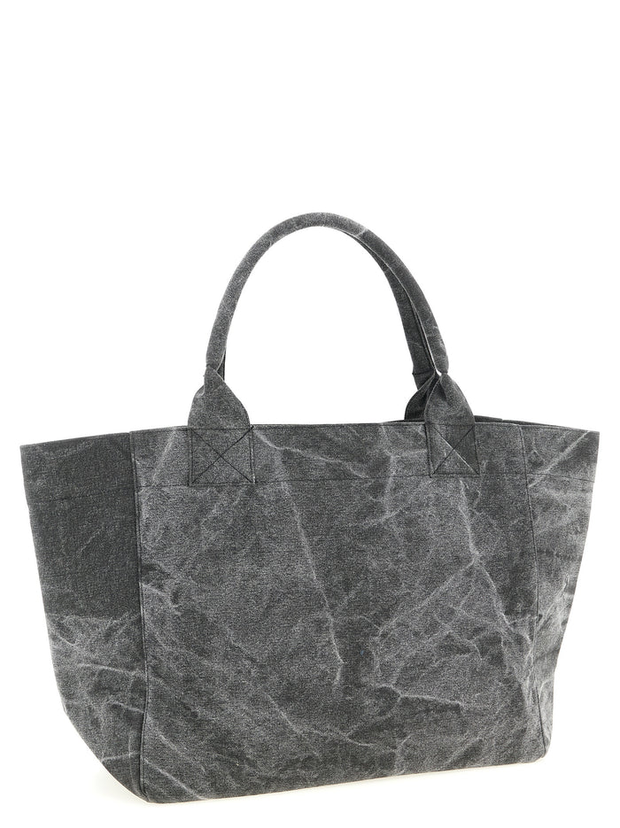 Medium Fairy Shopping Bag Black Recycled Cotton Tote