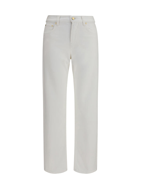 Umit Benan 100% Cotton jeans in white