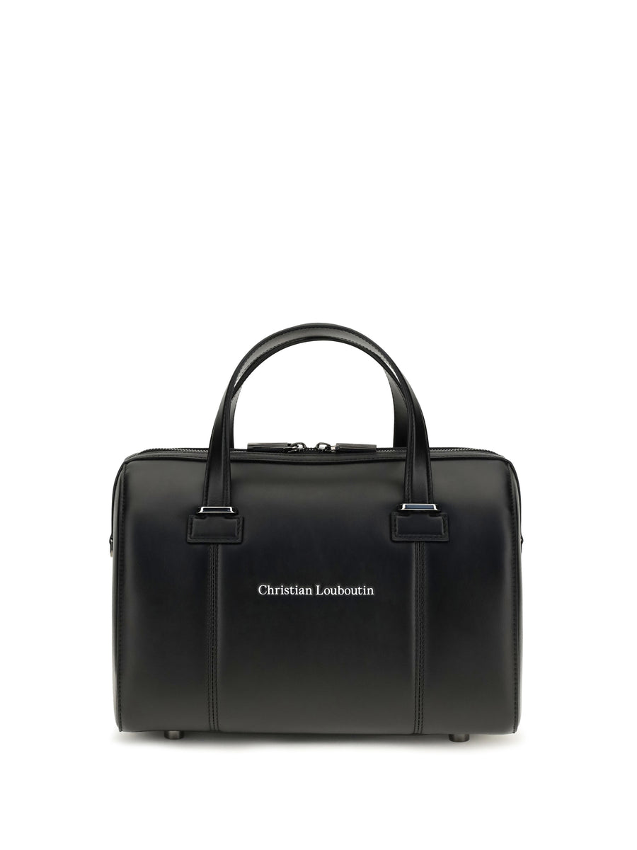 Small Tactical Leather Handbag Black Calf Bos Taurus Travel Bags
