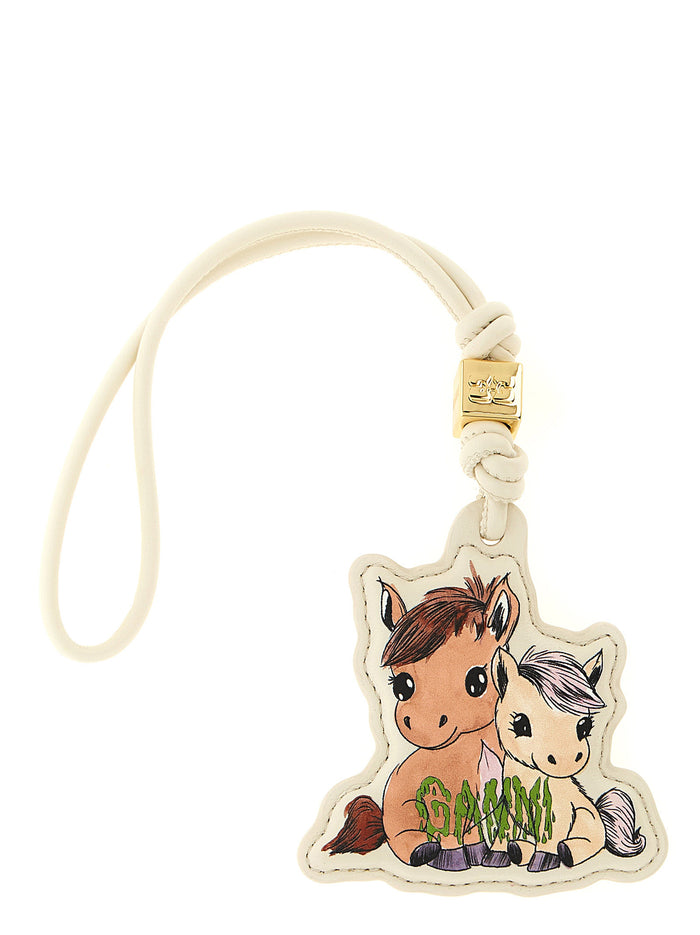 Pony keyring Beige Lh Pu Pl