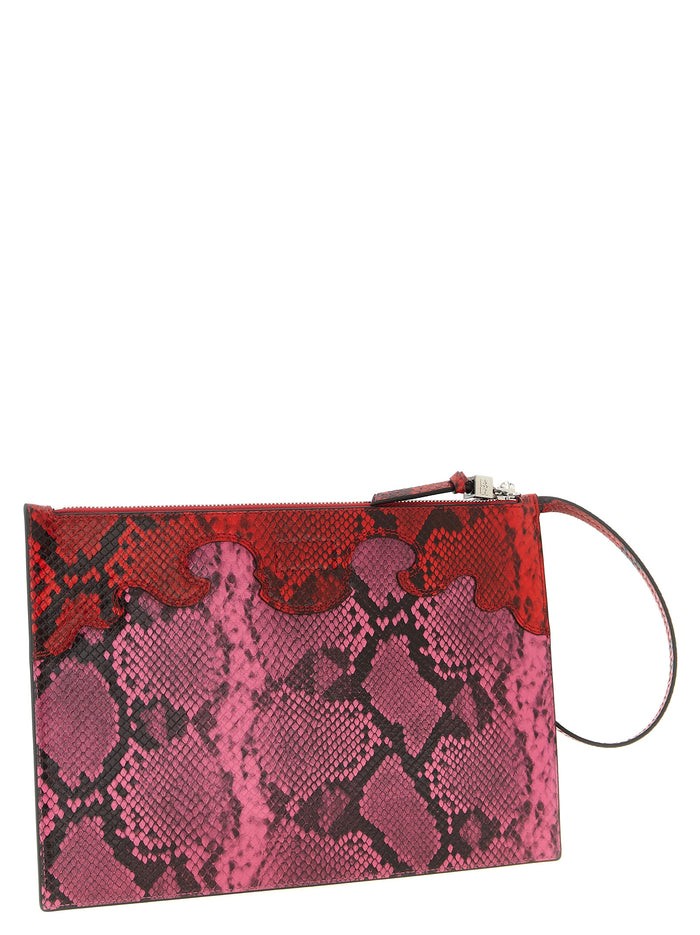 Fairy pouch Fuchsia Polyester Clutch