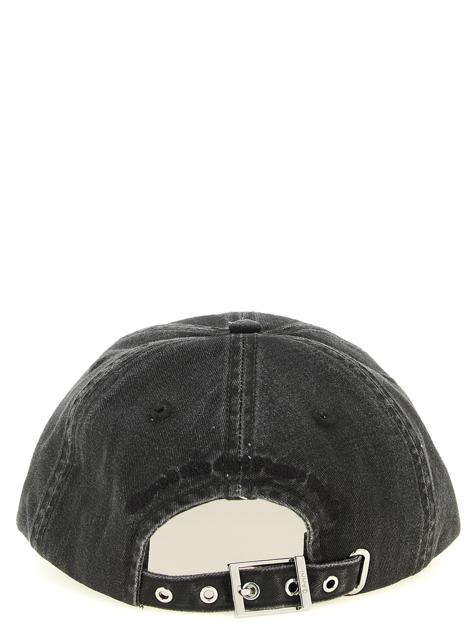 Pony cap Black Organic Cotton Hat