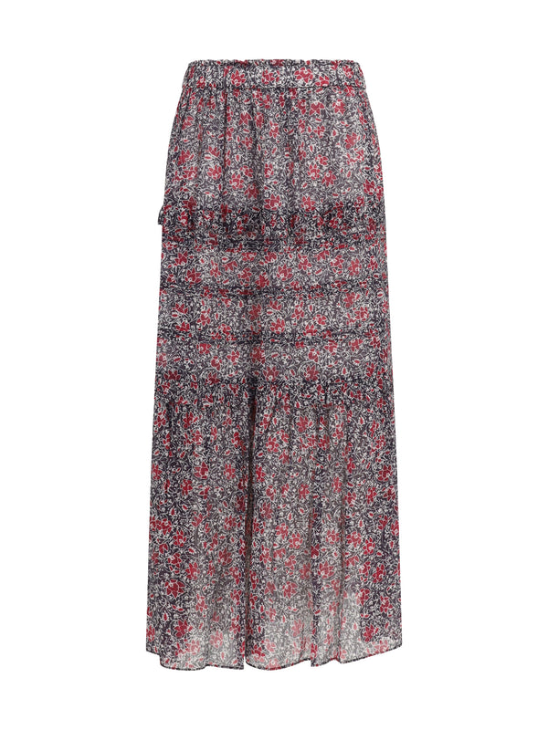 Marant Etoile 100% Cotton skirt in purple