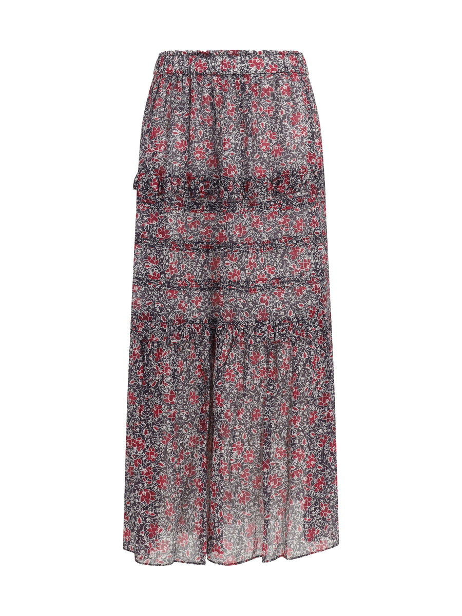 Marant Etoile 100% Cotton skirt in purple