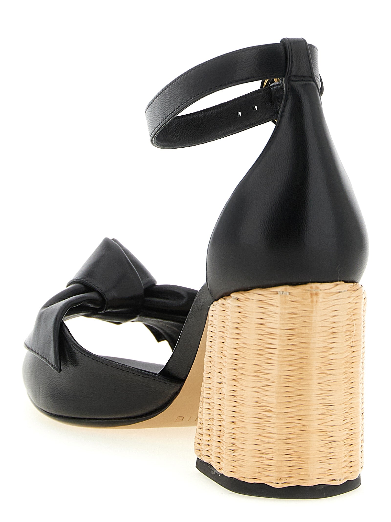 Birman x AGUA by AguaBendita MaxiClarita sandals Black Cow Leather (bos Taurus)