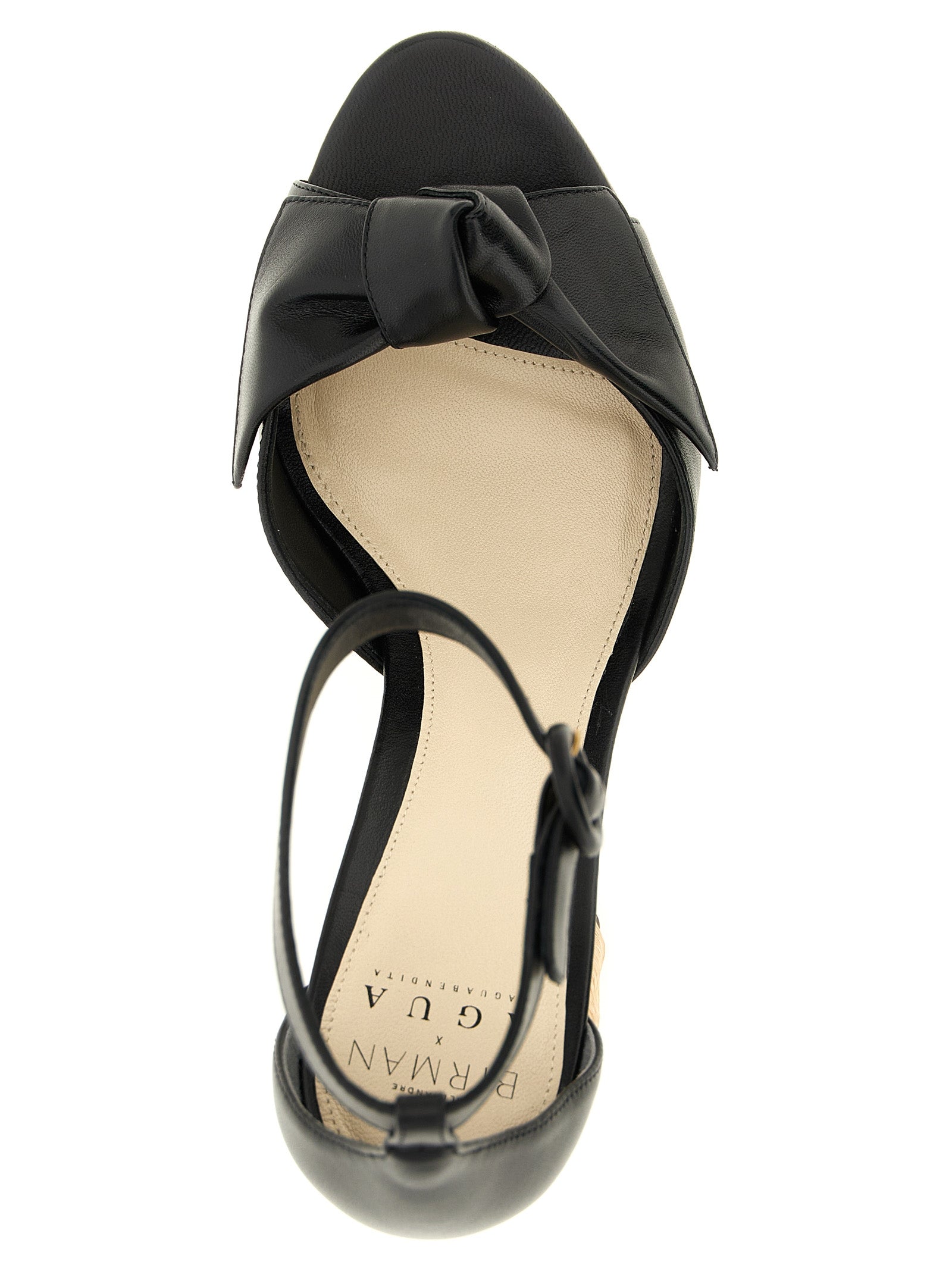 Birman x AGUA by AguaBendita MaxiClarita sandals Black Cow Leather (bos Taurus)
