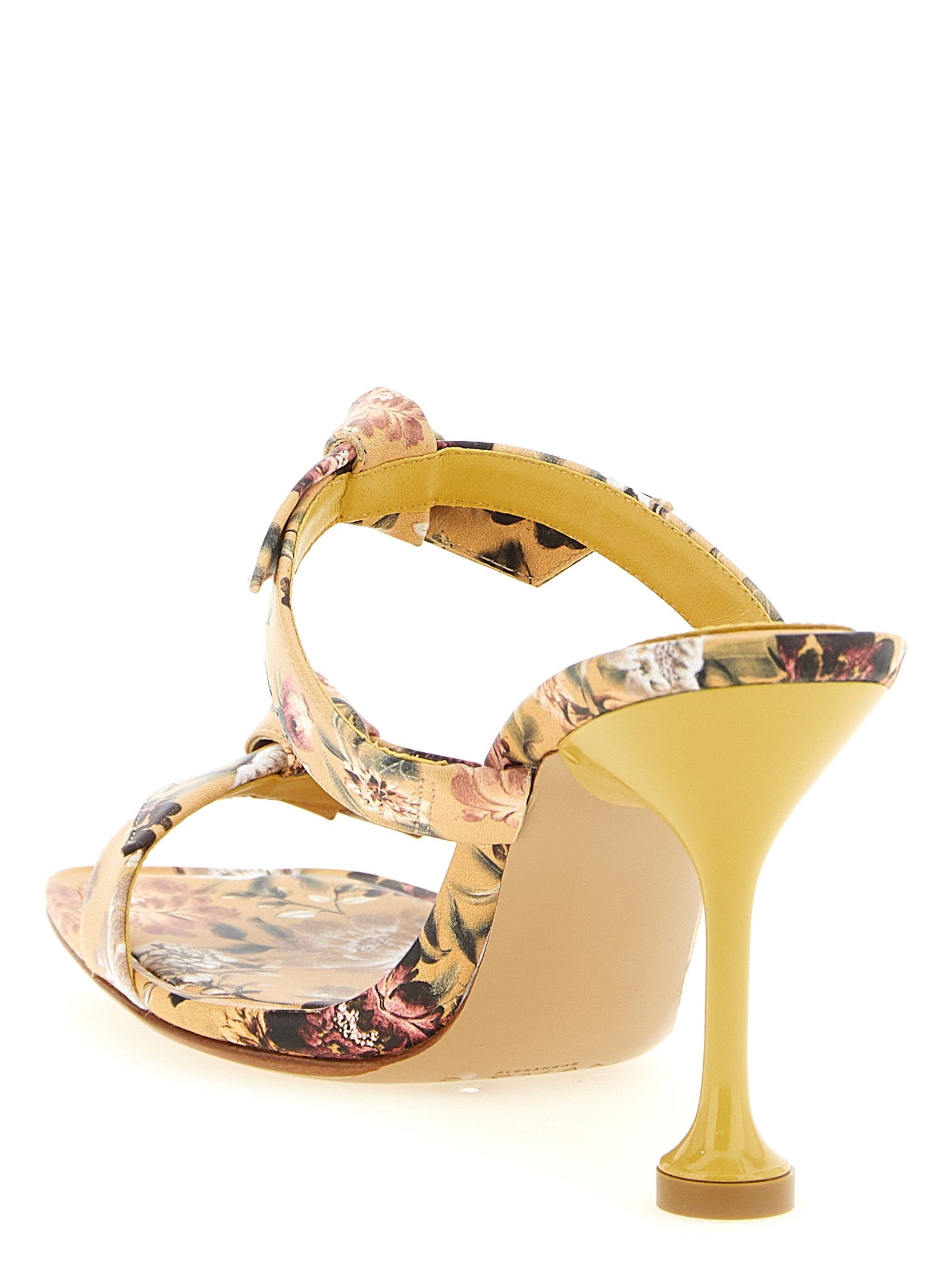 Clarita sandals A.Birman x AGUA by Bendita Yellow Cow Leather (bos Taurus)