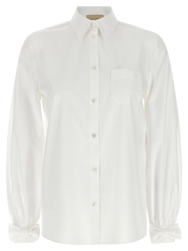 Valentino Garavani Cotton Poplin Shirt — White