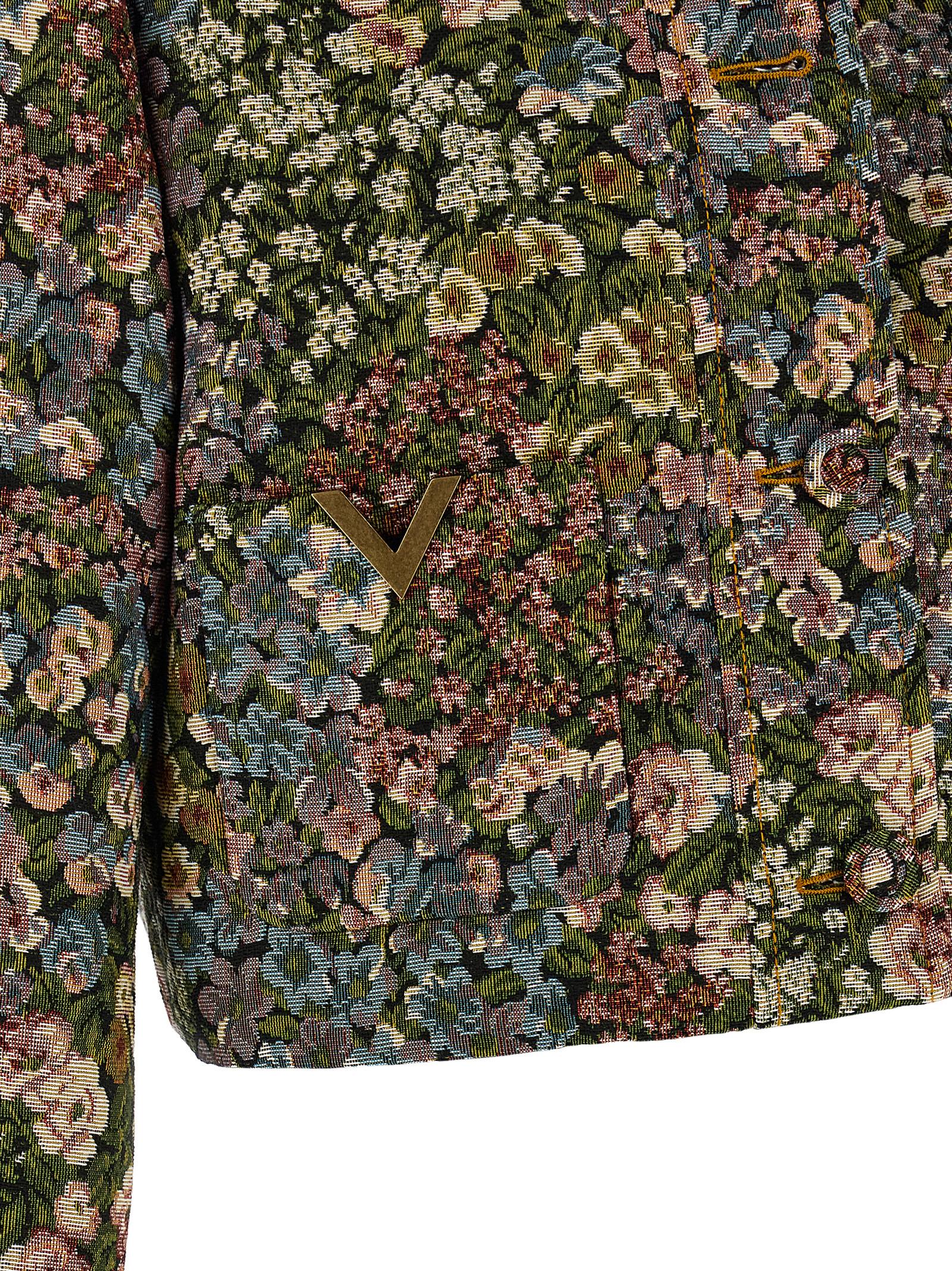 Valentino Garavani Après Lhiver Blazer Multicolor Polyester Blazer, Suits