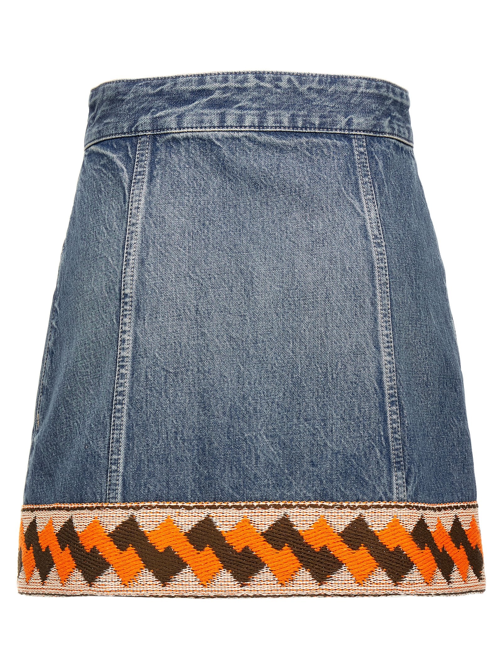 Valentino Garavani trimming skirt Multicolor Cotton