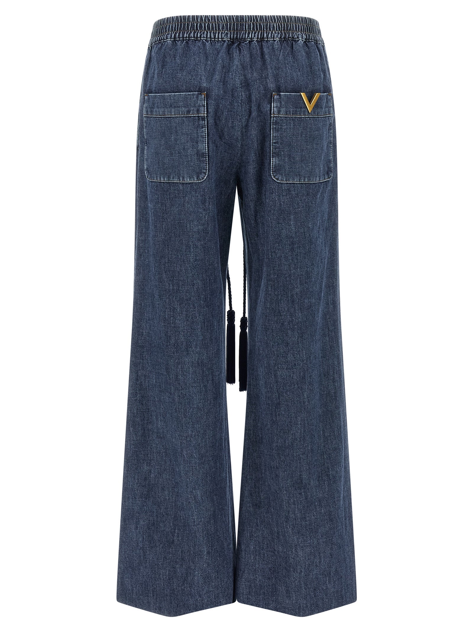 Jeans Valentino Garavani VGold Blue Cotton