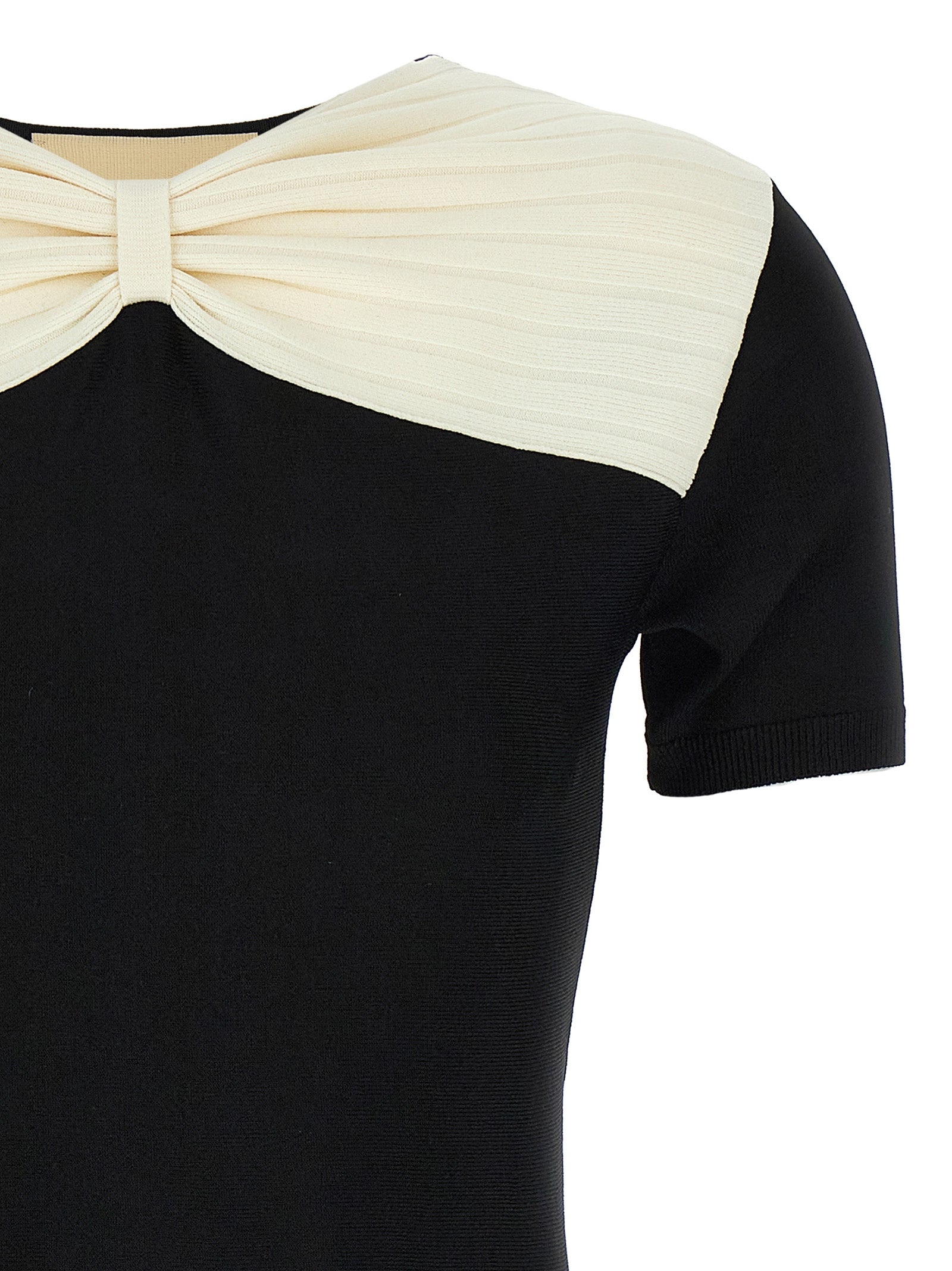Valentino Garavani bow dress Black Viscose