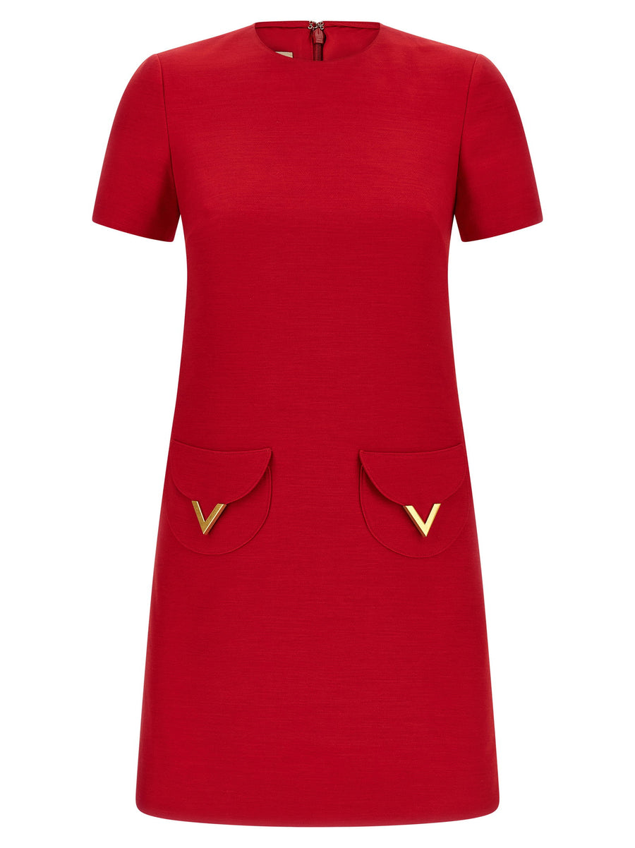 Valentino Garavani V Gold Dress