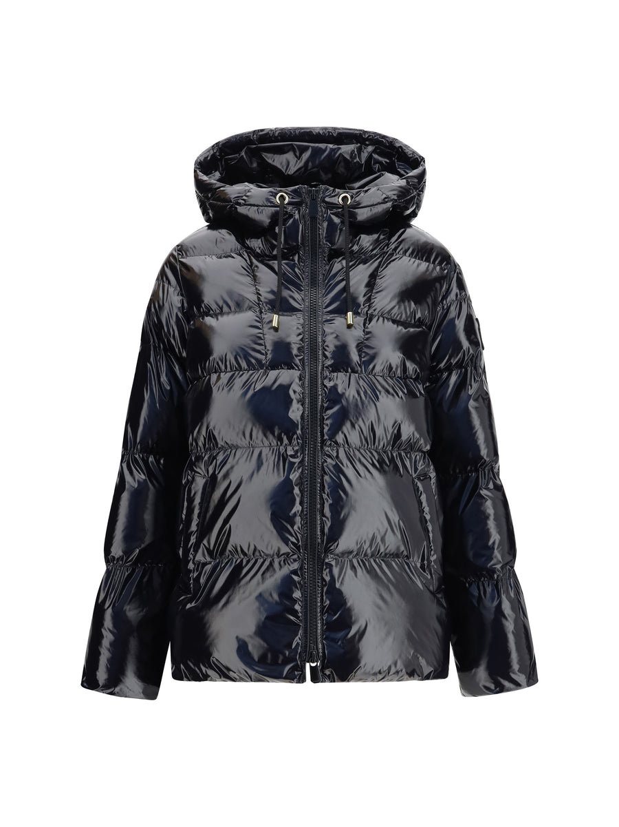 Pinko OUTER: 100% POLYAMIDE; INNER: 100% POLYESTER down jacket in black