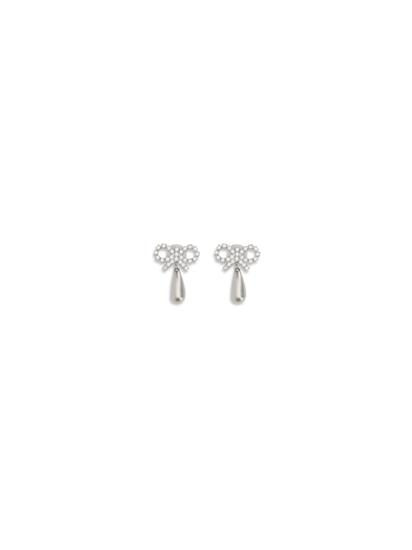 Self-Portrait 100% Brass earrings in silver