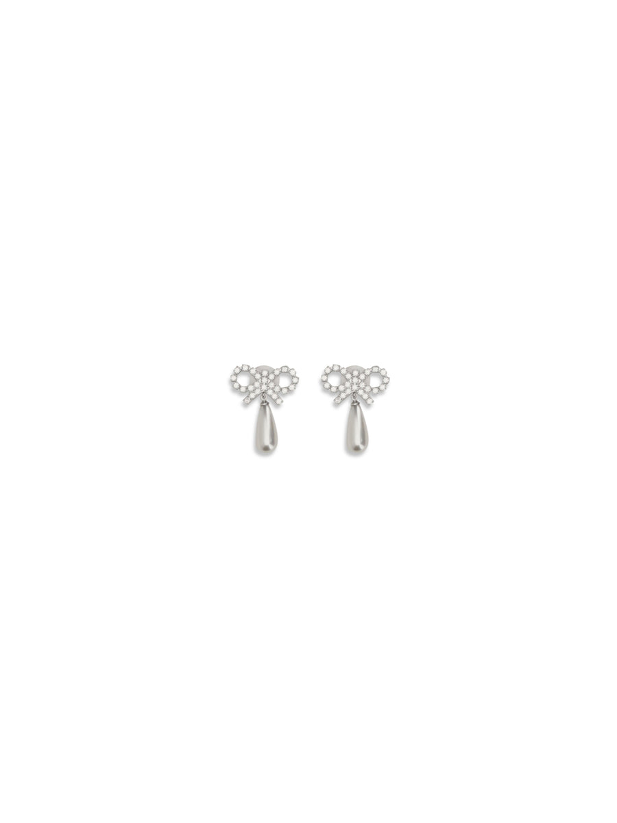 Self-Portrait 100% Brass earrings in silver