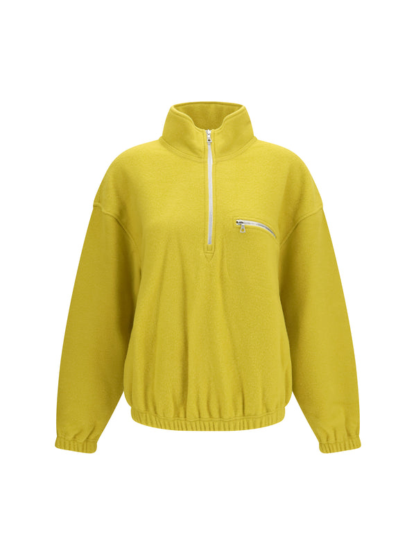 Polar High-Neck Zip Jacket Wax Fleece Wool Ovis Aries Knitwear