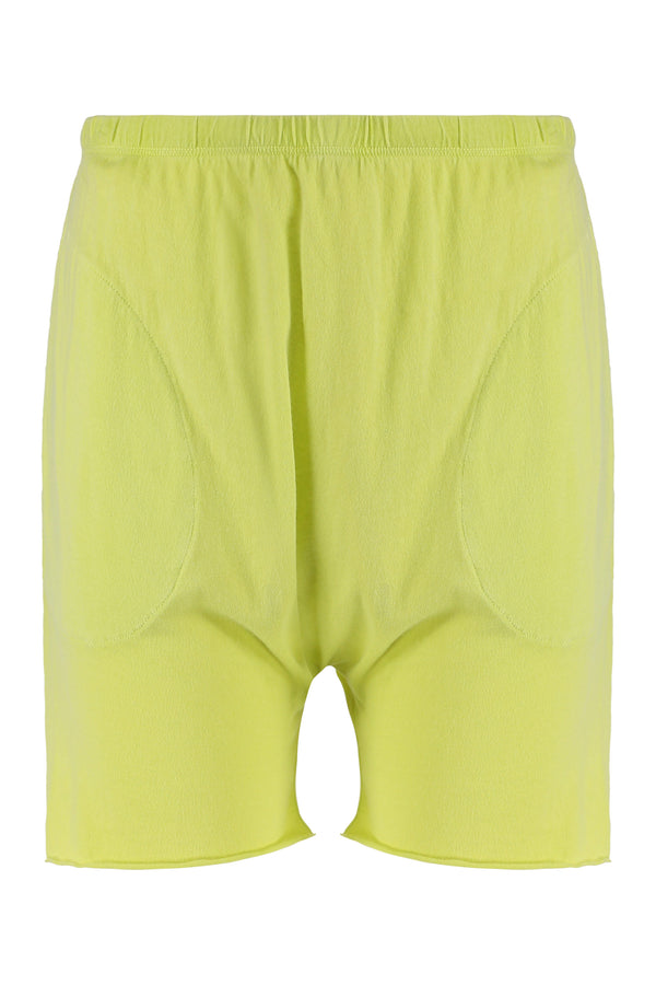 Green Cotton Shorts