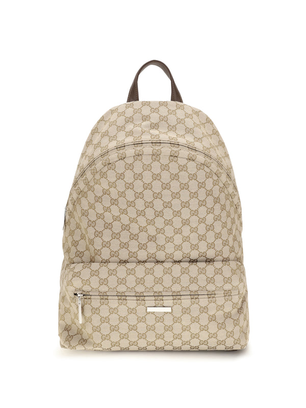 Gucci 52% Polyester backpack in beige