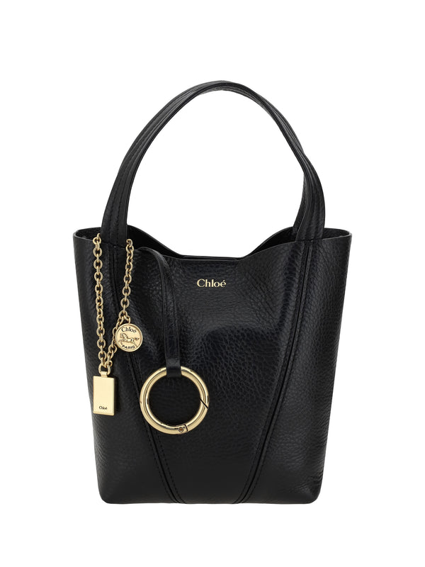 Chloé 100% calf leather (Bos Taurus) shoulder bag in black