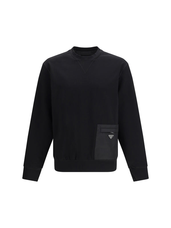 Prada 65% Viscose sweatshirt in black