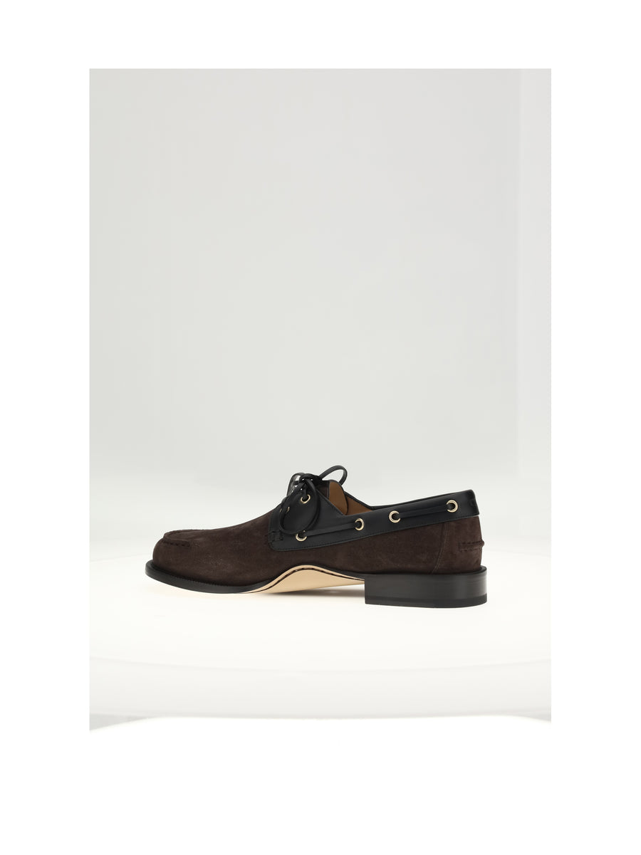 Boat Shoes Arcie Brown-Black Brown/black Loafers