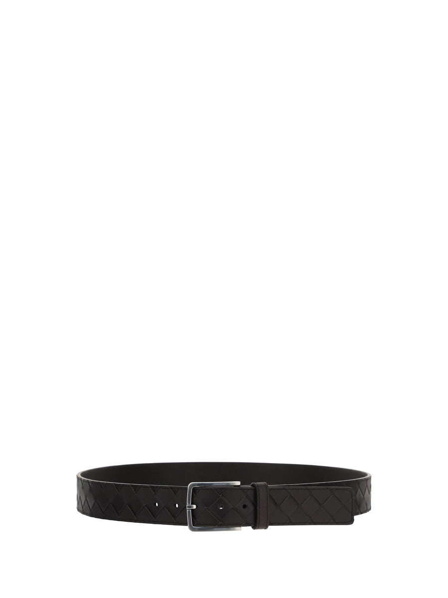 Leather Belt Fondant Silver Calf
