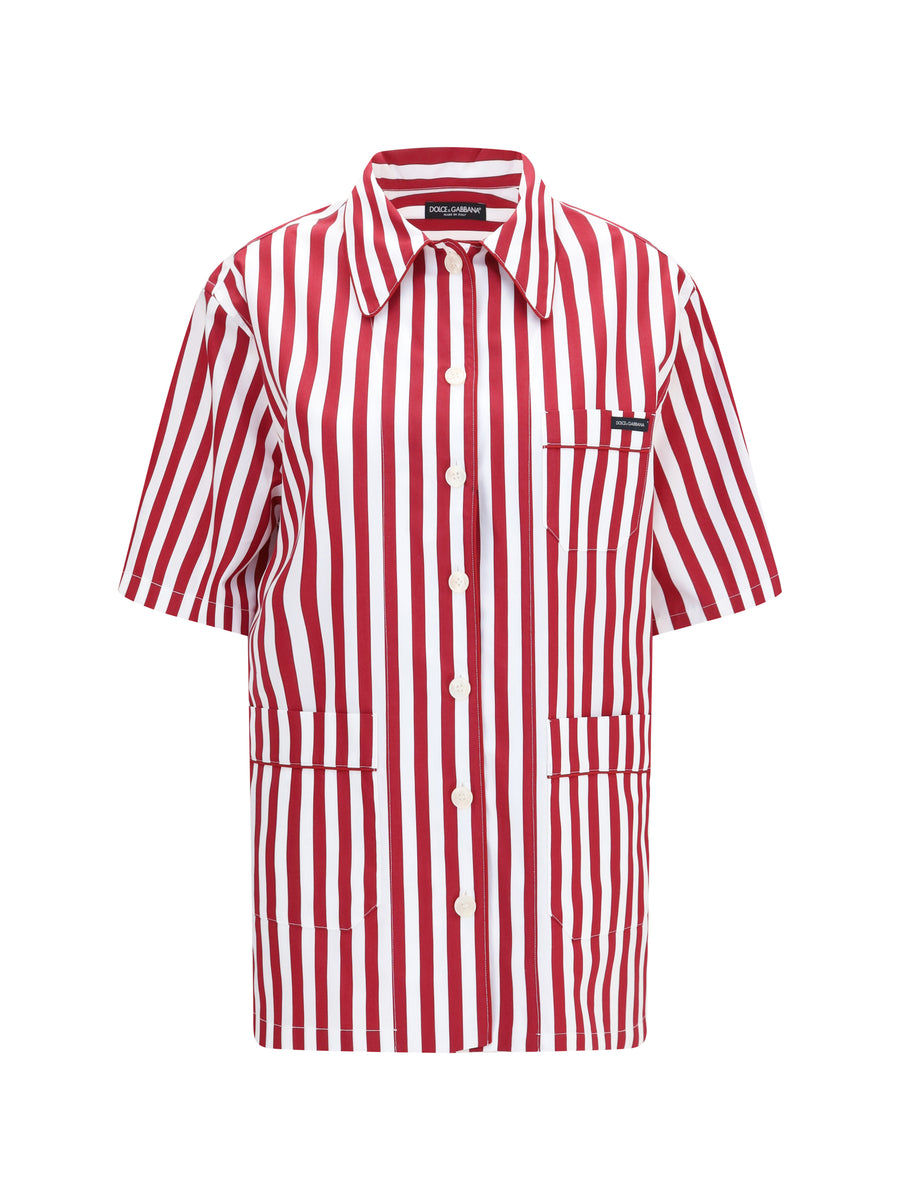 Dolce & Gabbana 95% cotton shirt in red