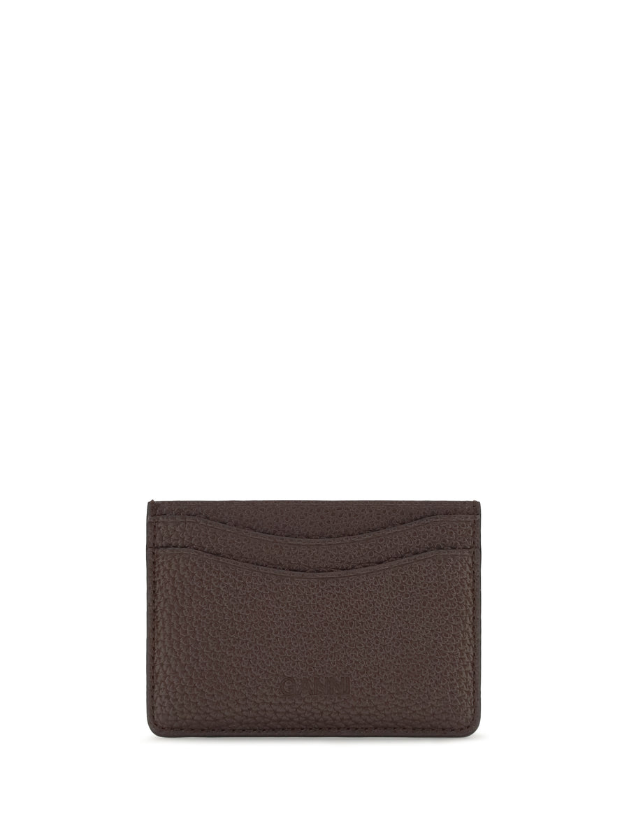 Card Holder Grained Chicory Coffee Recycled Polyester Wallets & Purses