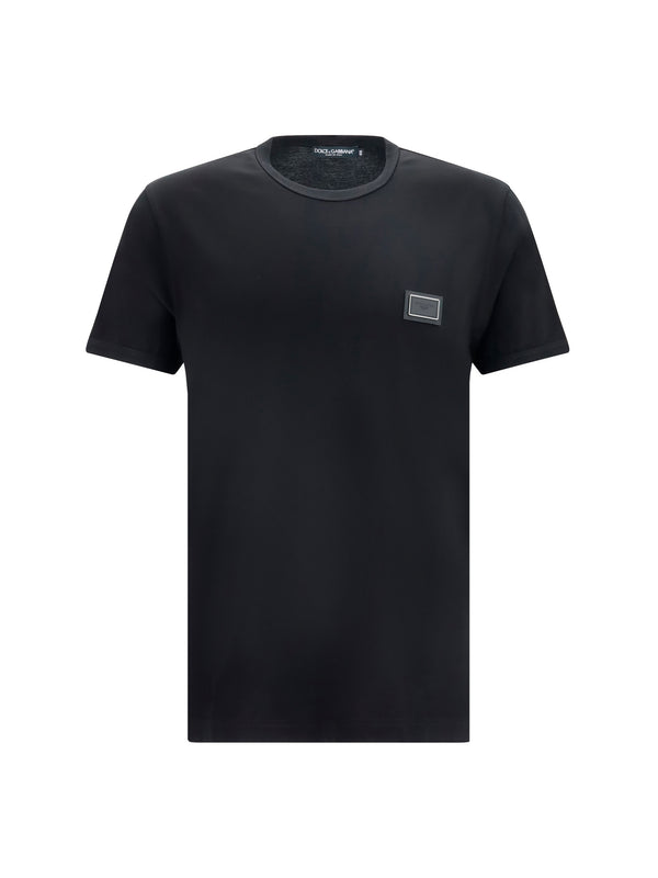Dolce & Gabbana 100% COTTON t-shirt in black