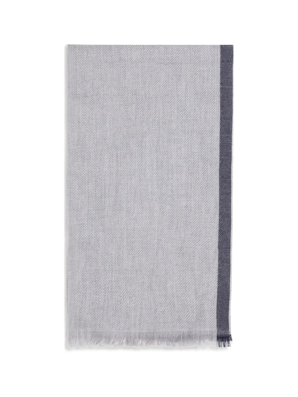 Brunello Cucinelli 20% cashmere scarf in gray