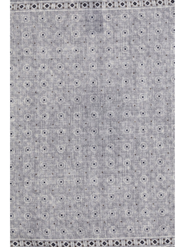 Pocket Square Silk Grey-Hazelnut Grey/hazelnut Handbags