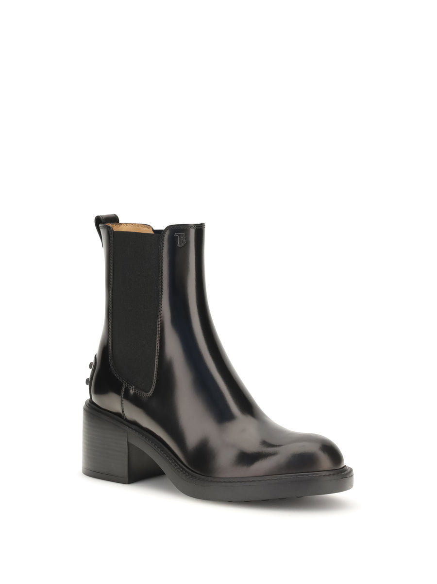 Leather Boots Black Calf