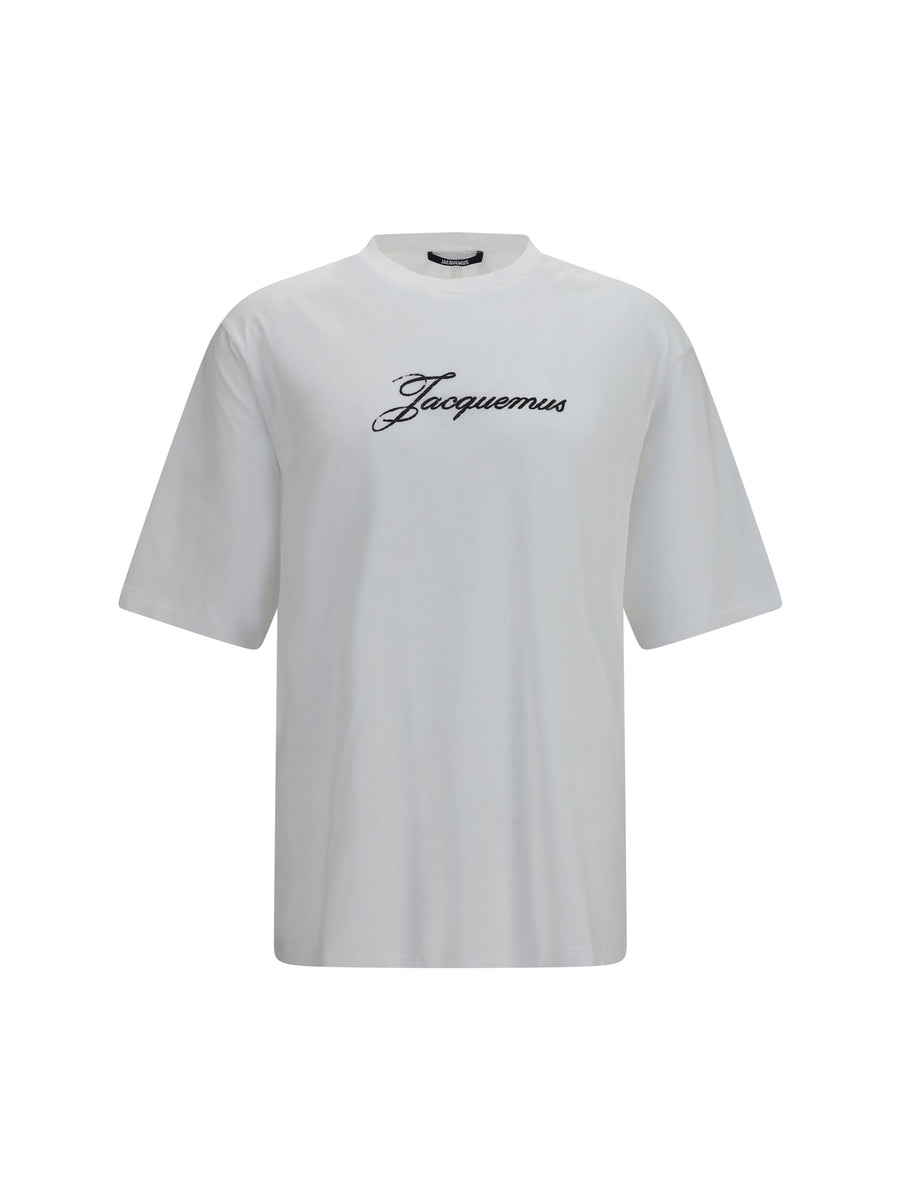 Jacquemus 85% Cotton; 15% True Hemp t-shirt in white
