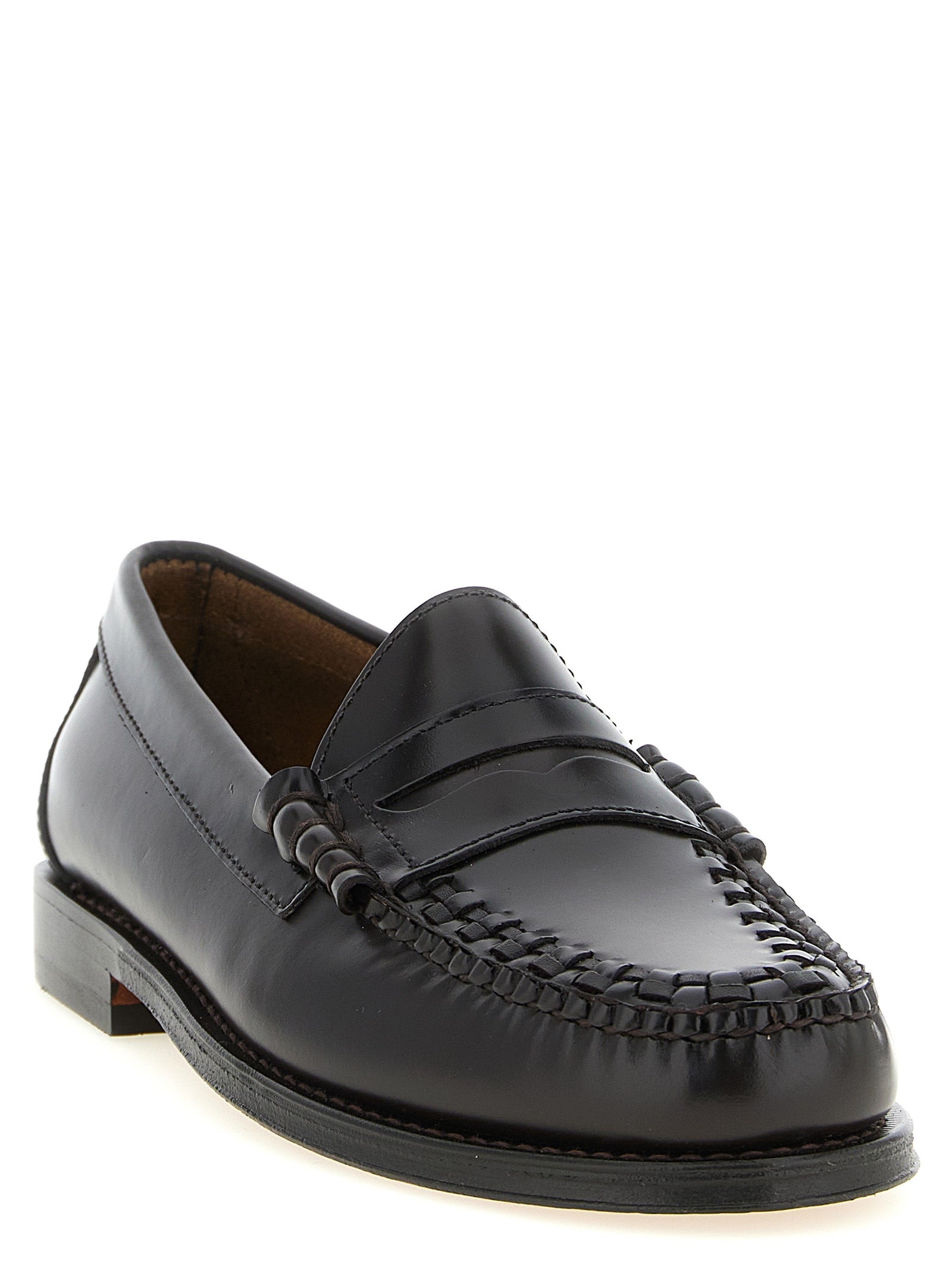 Weejuns Larson Weave loafers Brown Cow Leather (bos Taurus)