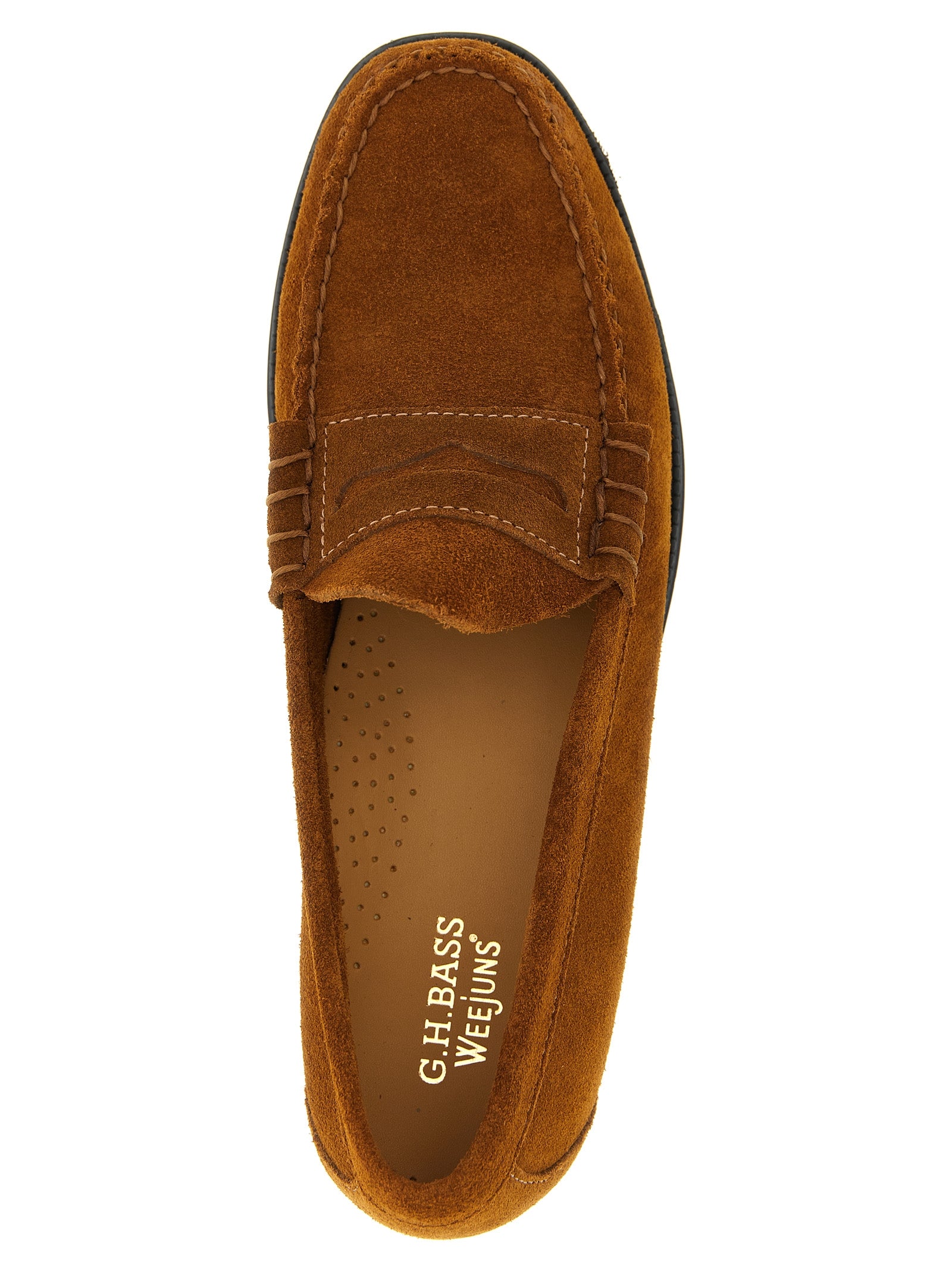 Easy Weejuns Larson Loafers Brown Cow Leather (bos Taurus)