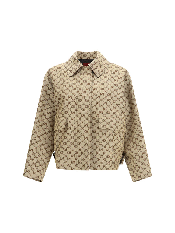 Gucci 100% Cotton jacket in beige
