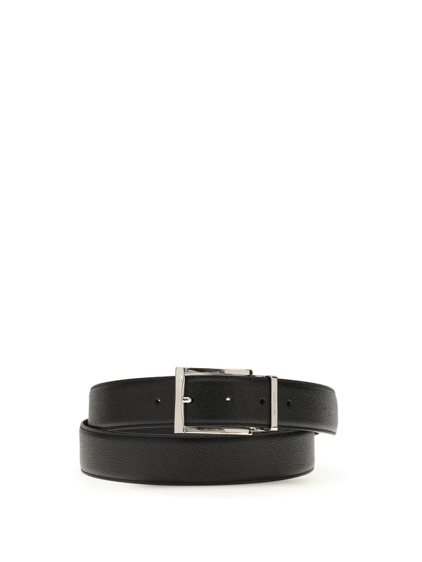 Ferragamo 100% calf leather (Bos Taurus) belt in blue