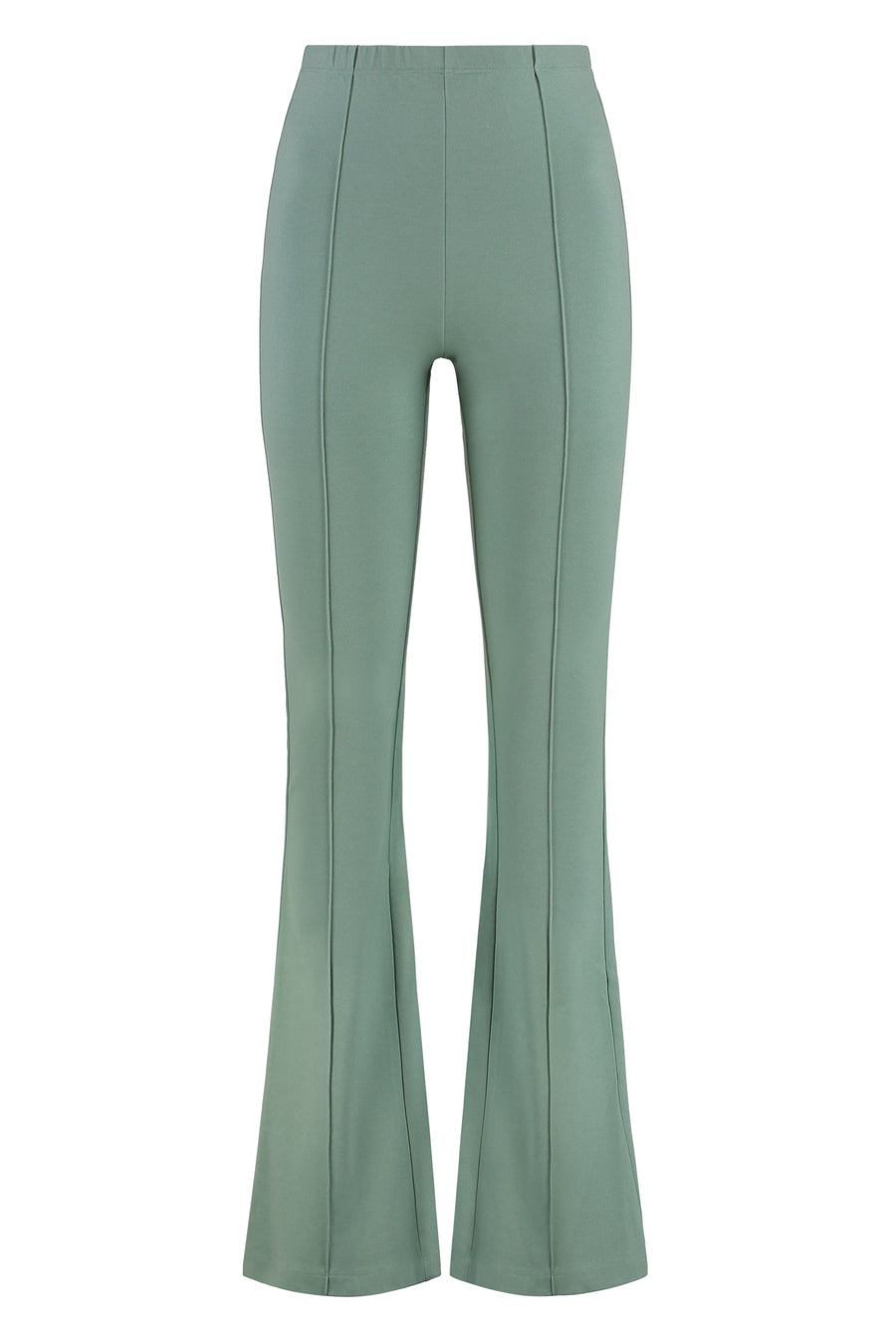Bailey Flared Trousers Green Viscose
