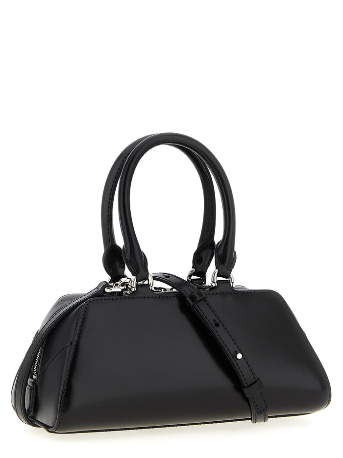 Antigona East-West mini handbag Black Calfskin Leather (bos Taurus) Hand Bags