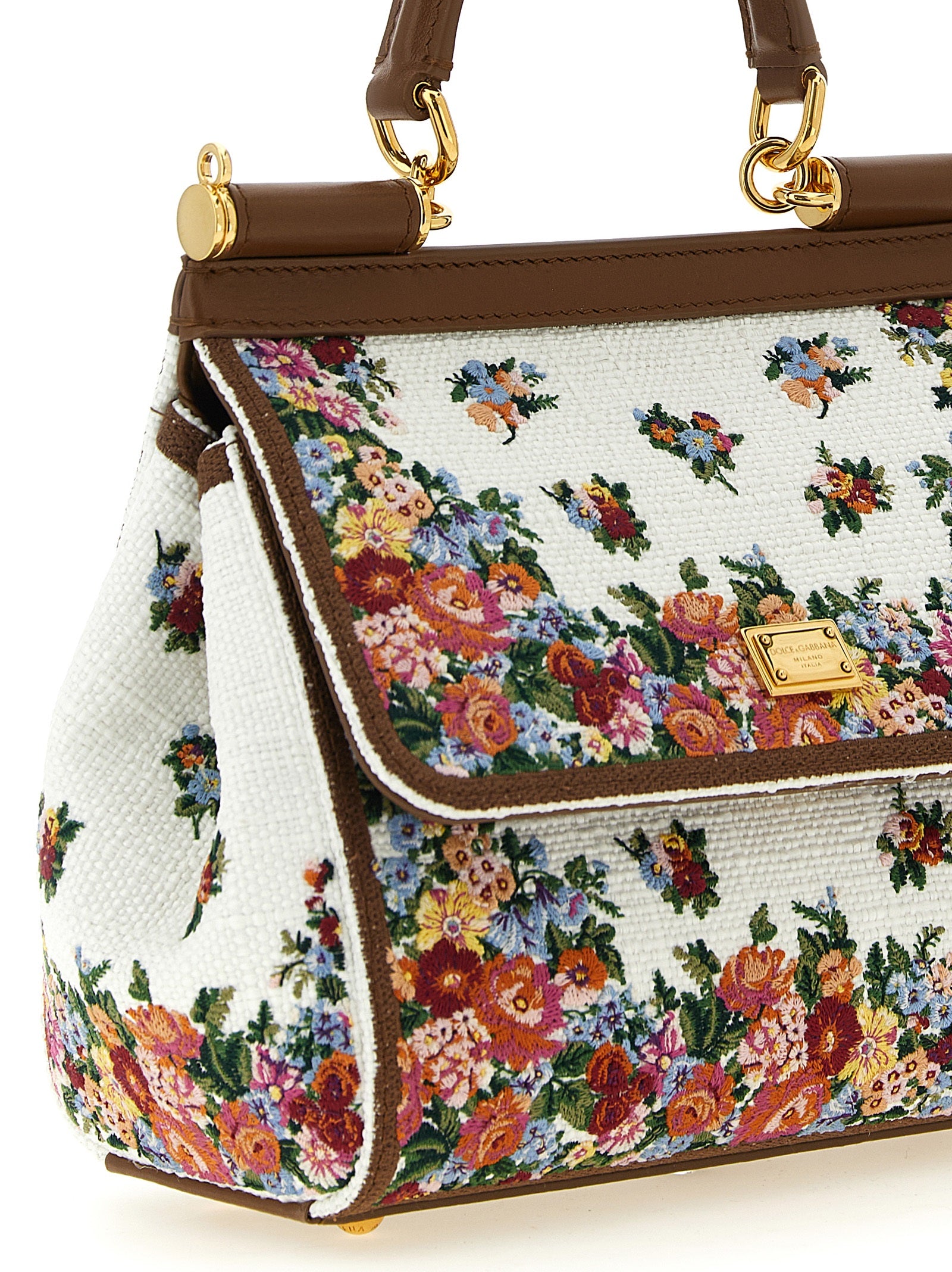 Sicily medium handbag Multicolor Nylon Polyester Lh Hand Bags