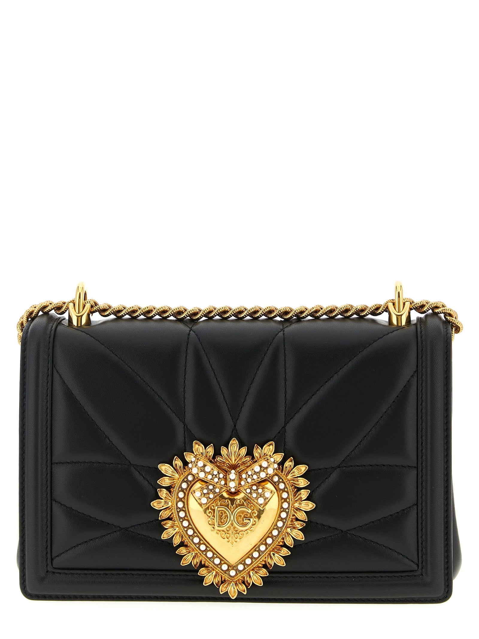 Devotion bag crossbody Black Calfskin Leather (bos Taurus)