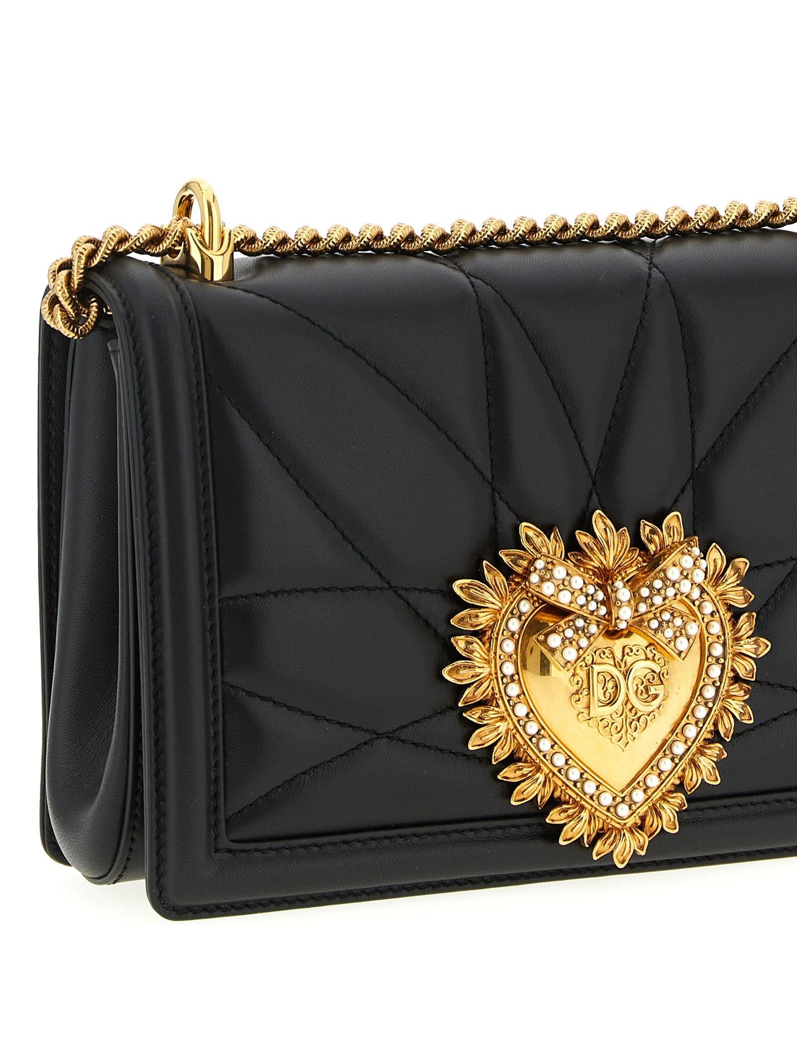 Devotion bag crossbody Black Calfskin Leather (bos Taurus)