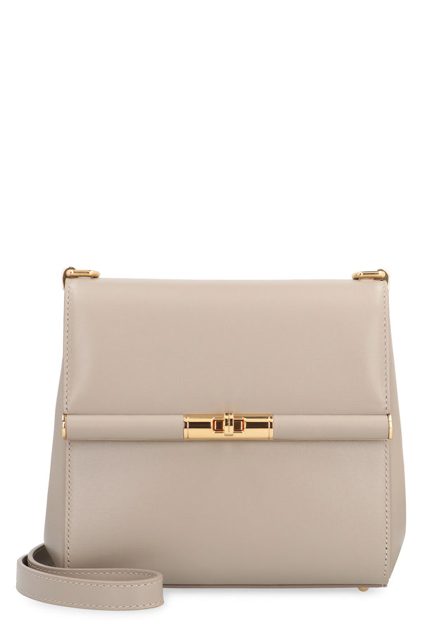 Crossbody Bag City Marlene Taupe Calfskin Calf Leather Shoulder
