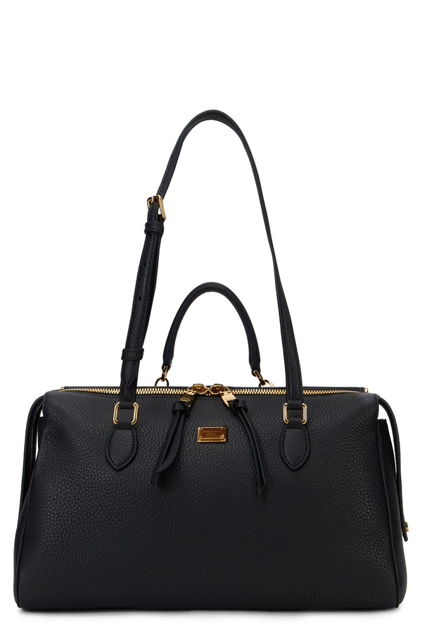 Leather Tote Bag Black Pvc
