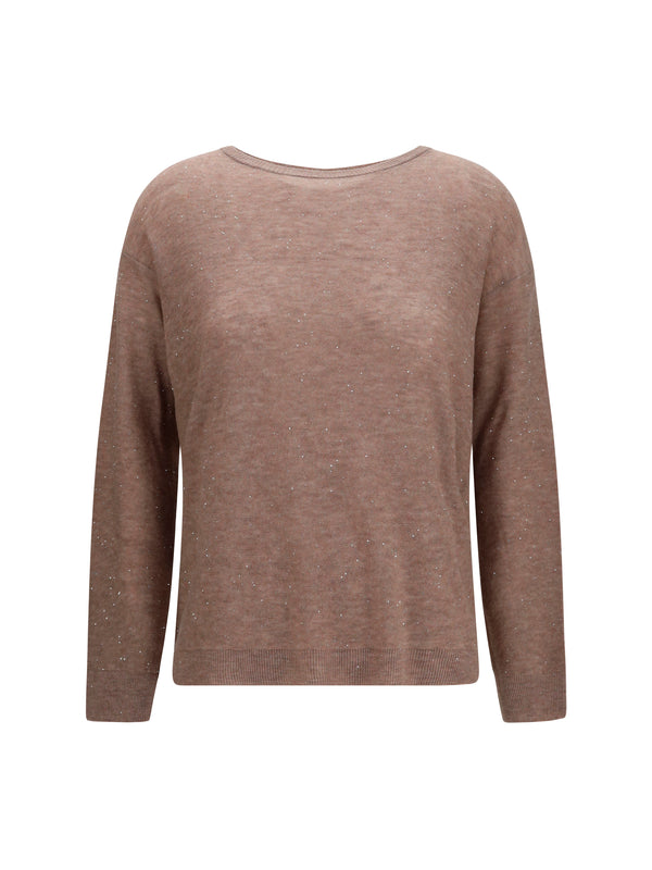 Fabiana Filippi 98% Merino Wool sweater in bronze