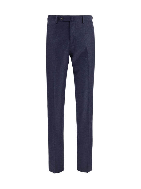 Germano 100% Fleece Wool Ovis Aries trousers in navy