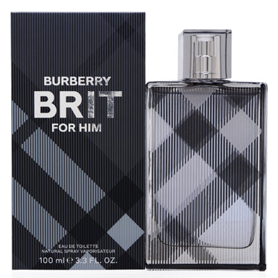 Burberry Brit Men Eau De Toilette Spray 3.3 Oz One Color Perfumes