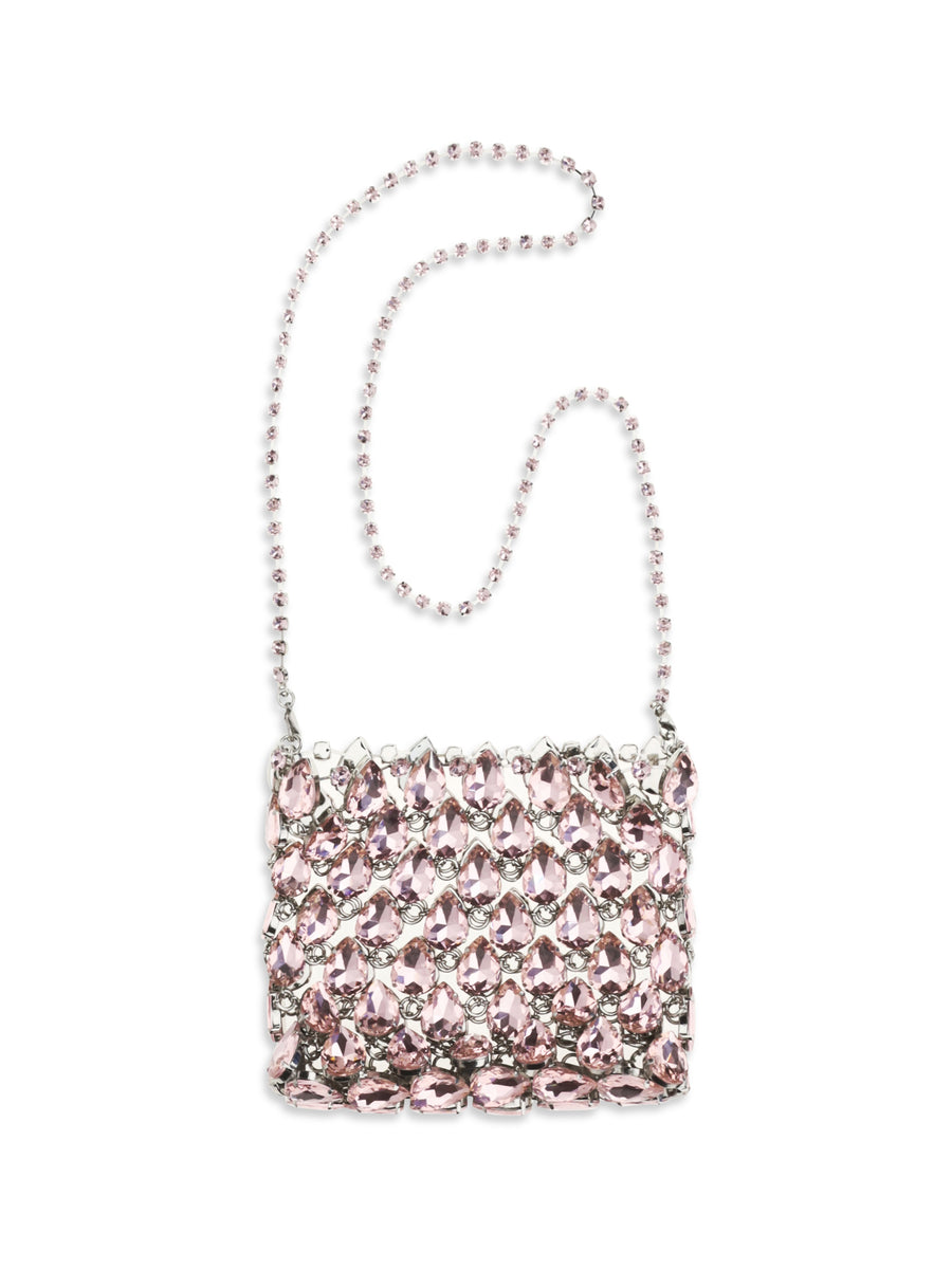 Self-Portrait 100% Polyester shoulder bag in pink
